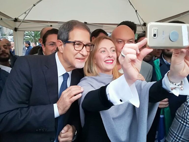 Patto collaborazione Fdi-DB, Musumeci: “Grazie a Meloni per parole di sostegno a governo Regione”