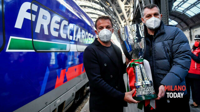 La Supercoppa arriva in Frecciarossa con Del Piero e Vieri