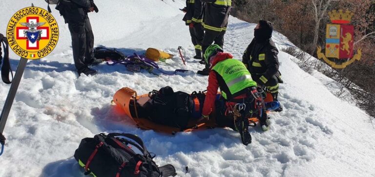 Petralia Sottana, recuperato scialpinista ferito sulle Madonie