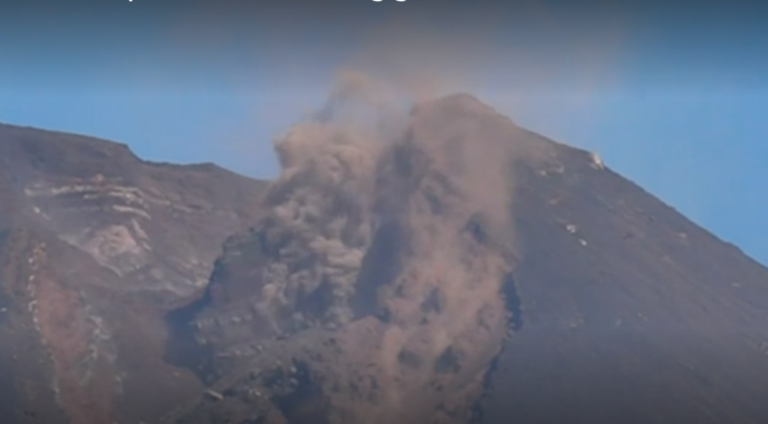 Etna: frana sul cratere Sud-Est dopo l’ultima eruzione QUI IL LINK AL VIDEO