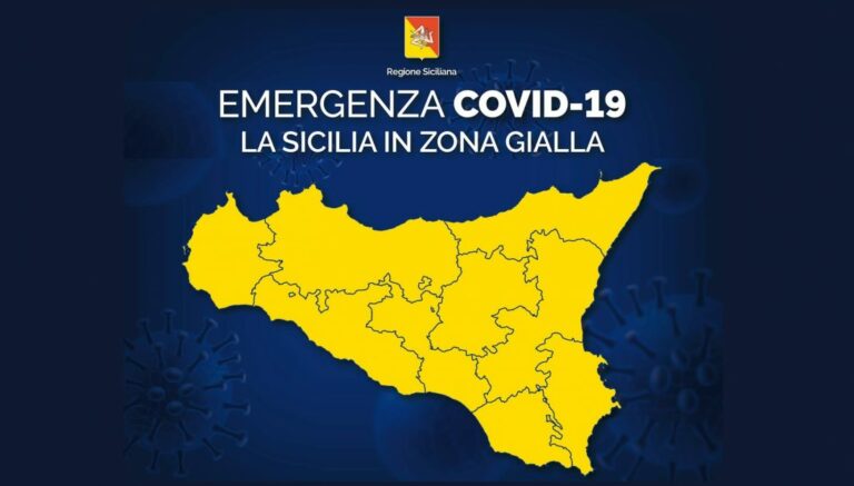 Covid, la Sicilia torna da lunedì in zona gialla