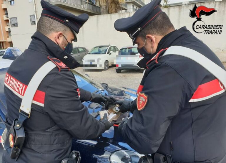 Mazara del Vallo, nascondeva la droga sotto terra: arrestato 47enne