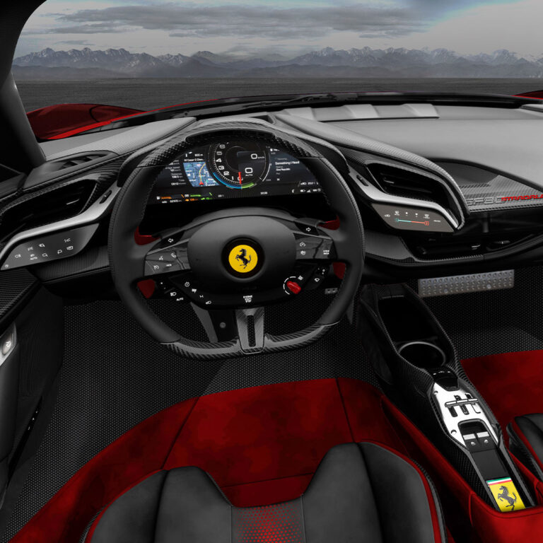 Ferrari omaggia la Sicilia, presentato il nuovo Rosso Taormina ispirato all’Etna CLICCA PER LE FOTO