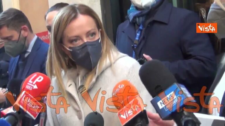Quirinale, Meloni: “Spettacolo indegno, ora ricostruire centrodestra”
