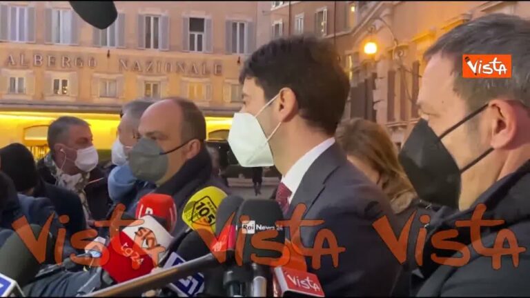 Quirinale, Speranza: “Con Mattarella Paese più forte e unito”