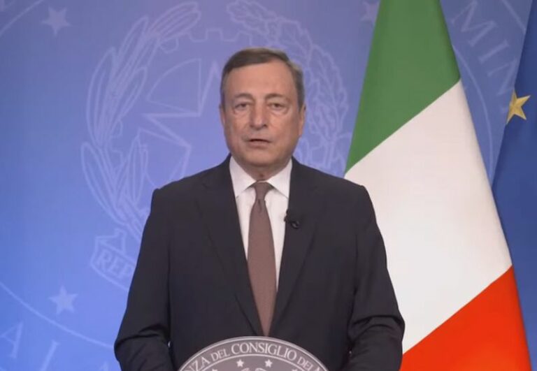 Ucraina, Draghi: “Dall’Unione Europea straordinaria prova di unità”