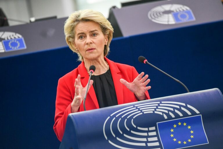 Ue, Von der Leyen: “Servono acquisti comuni del gas”