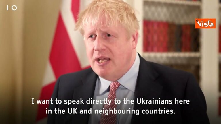 Boris Johnson: “Abominio in Ucraina”