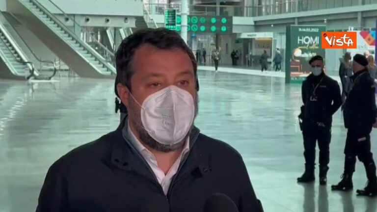 Covid, Salvini: “Torniamo alla normalità”