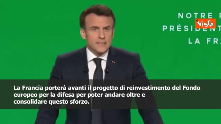 Macron: “Francia sia pronta a guerra ad alta intensità”