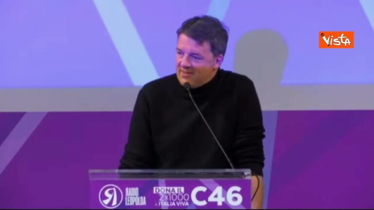 Renzi: “Salvini spera di cancellare il suo passato vicino a Putin”