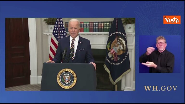 Ucraina, Biden: “Stop a petrolio e gas russi”