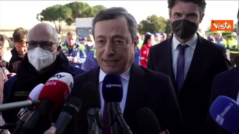 Ucraina, Draghi: “Italia pronta ad accogliere”
