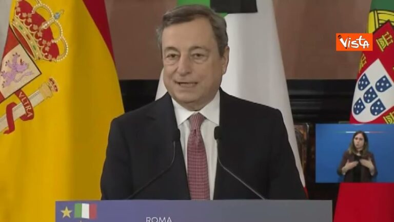 Ucraina e crisi energetica, Draghi: “Agire subito”