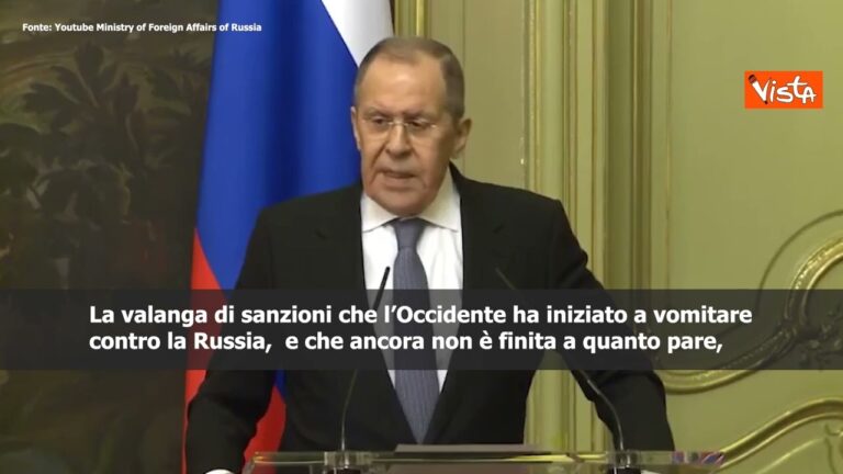  Ucraina, Lavrov: “Sanzioni? Discuteremo con avvocati”