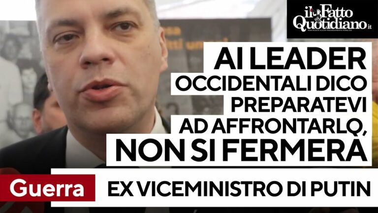Ucraina, l’ex viceministro di Putin: “Nato si prepari ad affrontarlo”