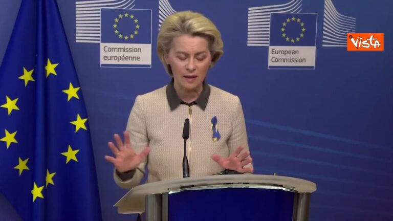 Von der Leyen: “Stop dipendenza energetica da Russia”