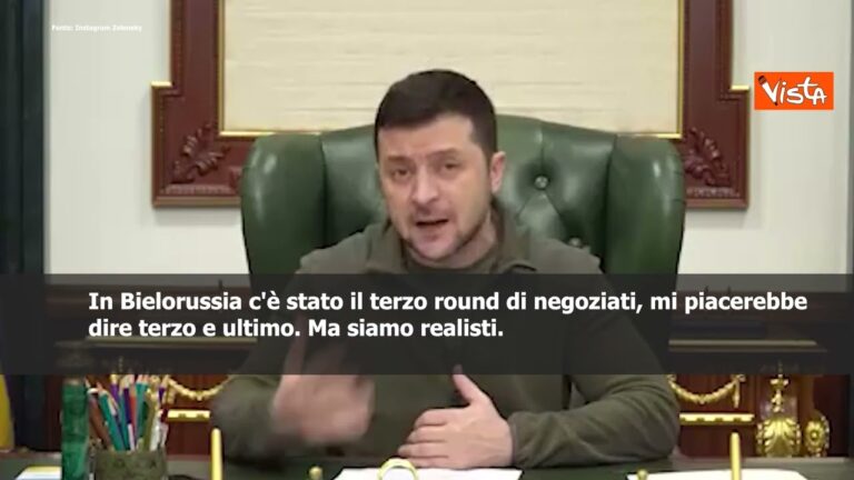 Zelensky: “Avanti con negoziati fino a risultati”