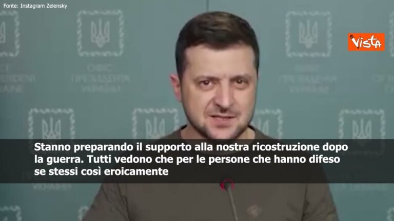 Zelensky: “Ci sarà nuovo Piano Marshall”