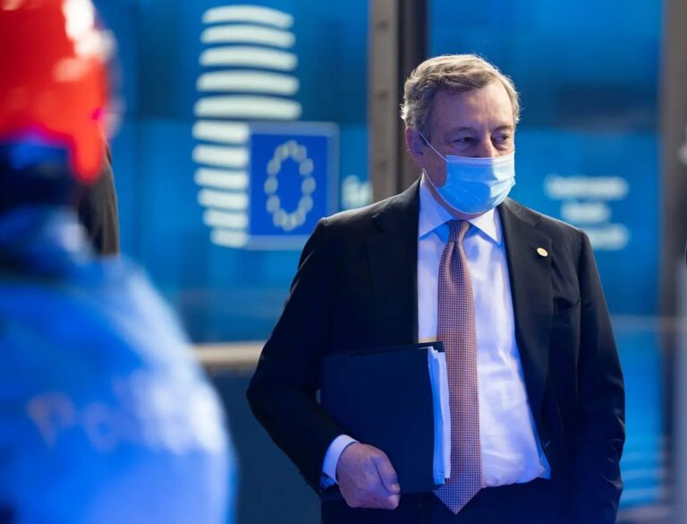 DRAGHI MOLLA TUTTI E VA ALLA NATO