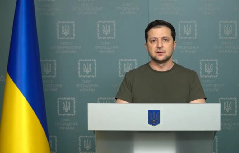 ZELENSKY: “E’ L’EUROPA L’OBIETTIVO DELLA RUSSIA”
