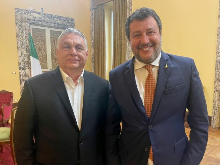 Salvini: “Con Orban abbiamo parlato di pace, economia e migranti”