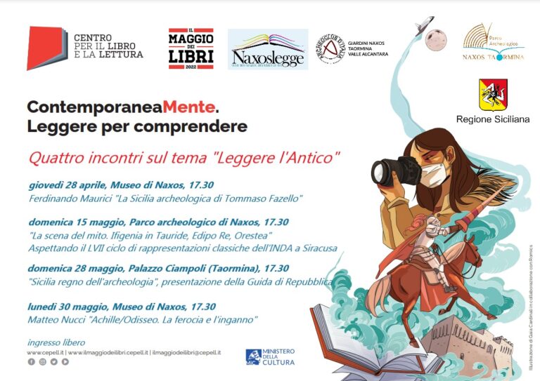 Parco Naxos-Taormina: al via il Maggio dei Libri