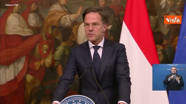 Rutte: “Non è possibile stop al gas russo”