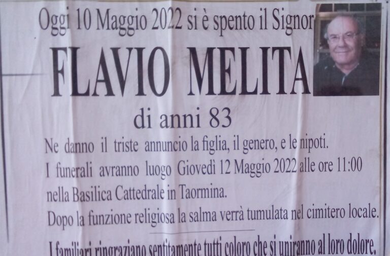 Addio a Flavio Melita, storico lavoratore della funivia di Taormina