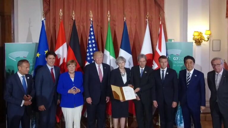 Cinque anni fa il G7 a Taormina: lo spot mondiale della “compensazione”
