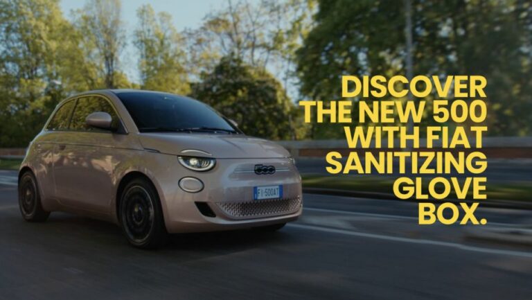 Fiat presenta il Sanitizing Glove Box Fiat presenta il Sanitizing Glove Box