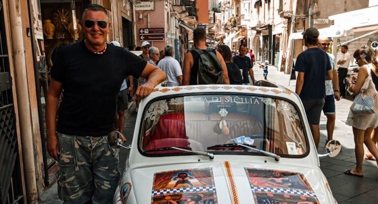 Stefano Gabbana in relax a Taormina