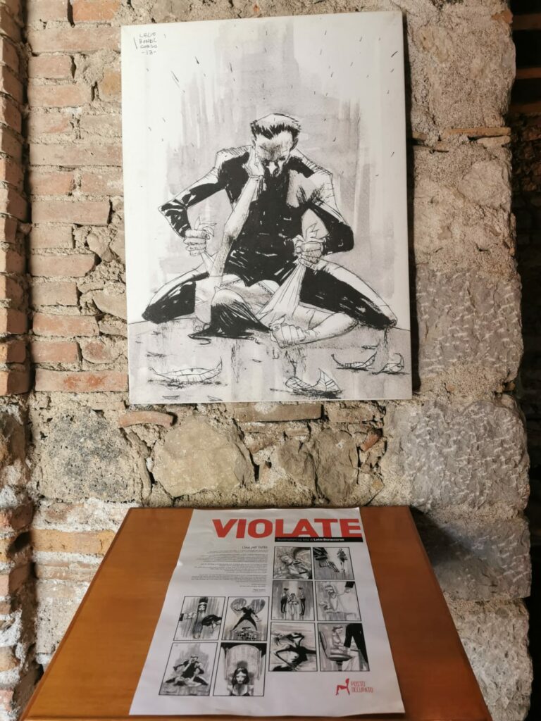 “Violate”, esposta a Taormina una tavola simbolo della lotta alla violenza sulle donne