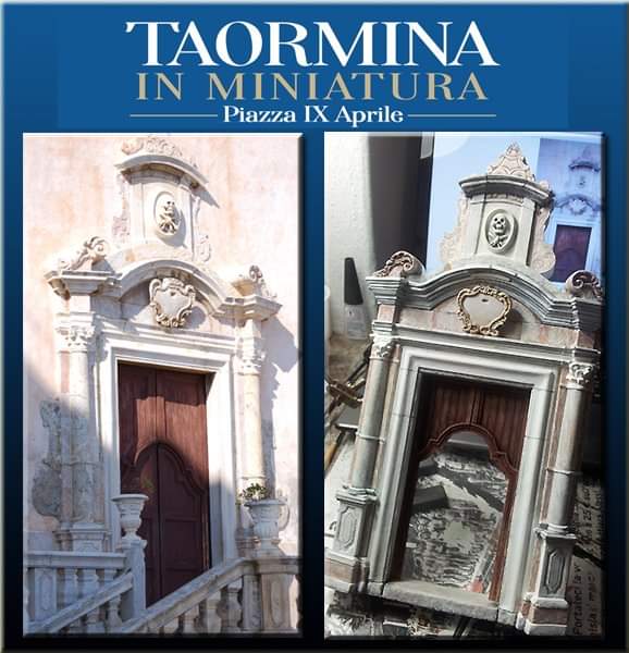 Taormina in miniatura, dal 22 luglio la splendida mostra di Gino Castorina 1 Particolari della Chiesa di San Giuseppe miniatura ad opera di Gino Castorina