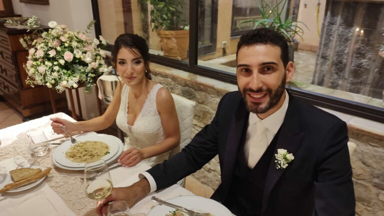 Nozze da favola per Achille Conti e Samira Zeroual