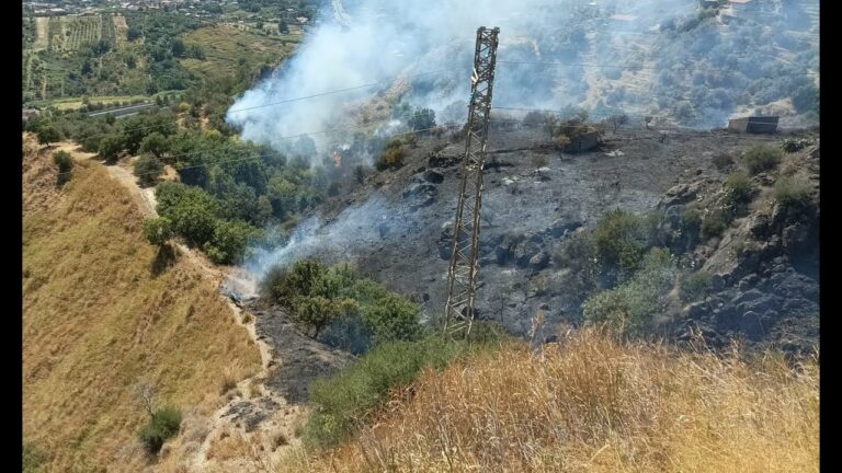 Taormina, altro incendio nelle contrade: bisogna fermare i piromani (VIDEO)