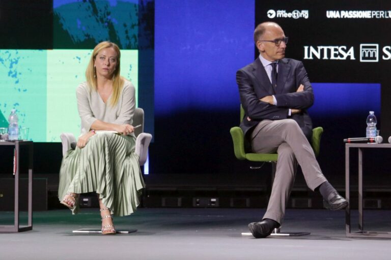 Letta a Meloni: “E’ la maggioranza a danneggiare l’Italia all’estero”