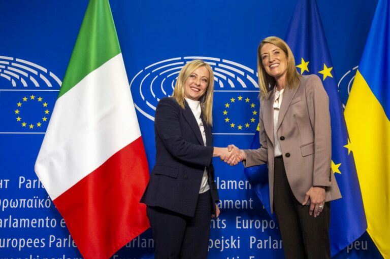 Metsola incontra Meloni: “L’Italia ha un ruolo centrale in Europa”