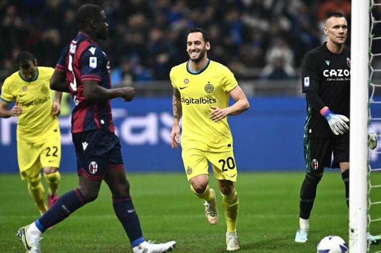 L’Inter torna alla vittoria, 6-1 al Bologna L’Inter torna alla vittoria, 6-1 al Bologna