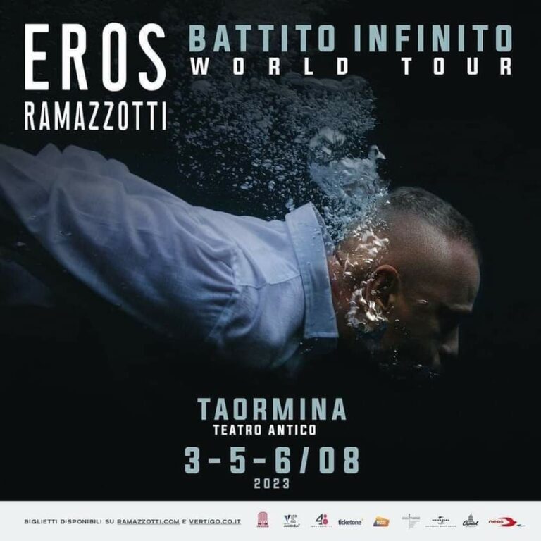 Eros Ramazzotti in concerto a Taormina nel 2023: ecco le date Eros Ramazzotti in concerto a Taormina nel 2023: ecco le date