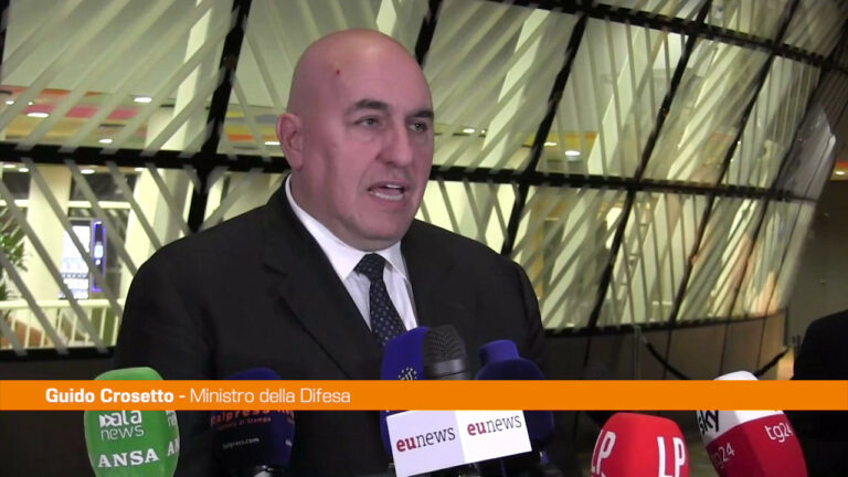 Difesa Ue, Crosetto: “Si procede a tappe forzate” (VIDEO)