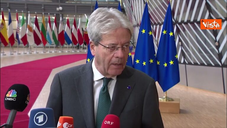 Gentiloni: “Confido in atteggiamento cauto dell’Italia” (VIDEO) Gentiloni: “Confido in atteggiamento cauto dell’Italia” (VIDEO)