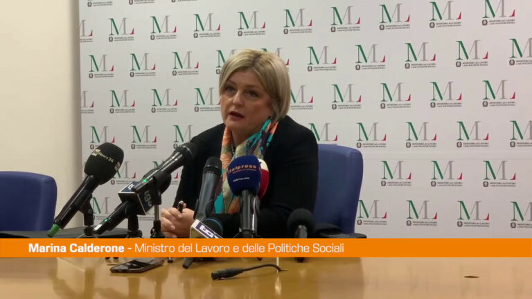 Lavoro, Calderone: “Aiutare giovani e donne” (VIDEO)