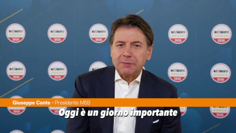 M5S, Conte: “Nascono i gruppi territoriali” (VIDEO)