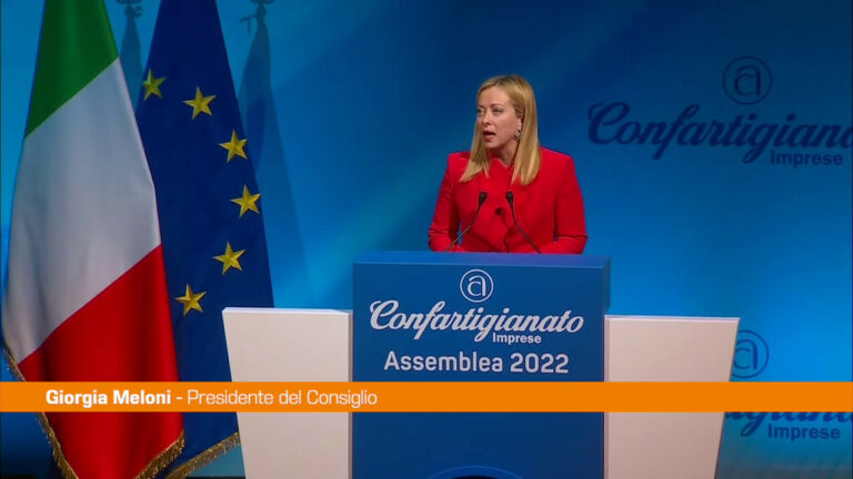 Meloni: “L’Italia torna a correre, ridurremo le tasse”