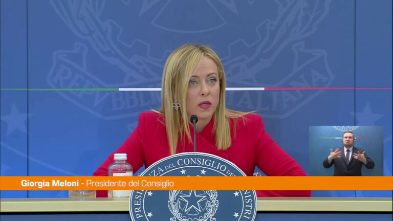 Meloni: “Manovra coraggiosa e con una visione politica” (VIDEO)