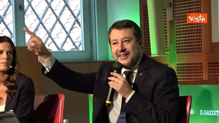 Salvini: “Il «non Ponte» ci è già costato mezzo miliardo” (VIDEO)