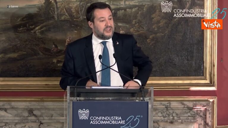 Sisma Marche, Salvini: “In contatto con sindaci” (VIDEO)