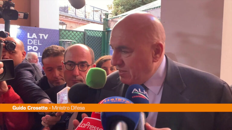 Ucraina, Crosetto: “Applichiamo decreti approvati da Conte” (VIDEO)