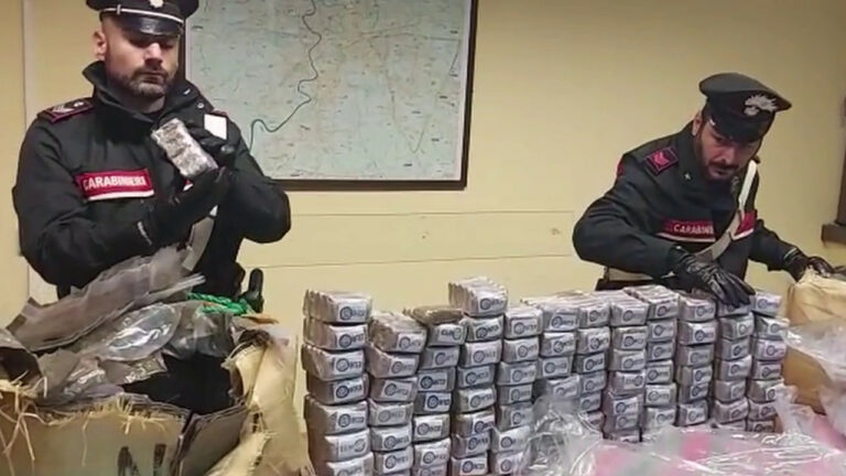 Un milione di dosi di hashish sequestrate dai Cc (VIDEO)
